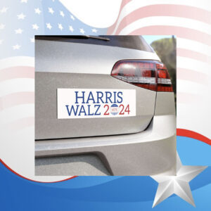 Harris Walz Bumper Magnet, Harris Walz Car Magnet