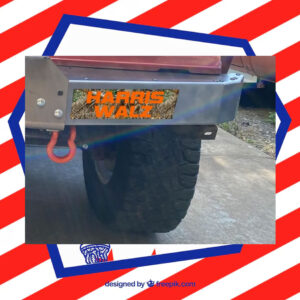 Harris Walz Camo Bumper Sticker