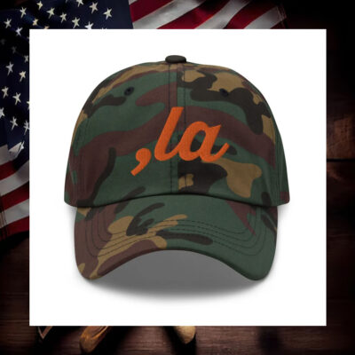 Harris Walz Camo Hat, Comma la Hat