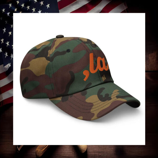 Harris Walz Camo Hat, Comma la Hat
