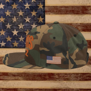 Harris Walz Camo Hat Embroidered