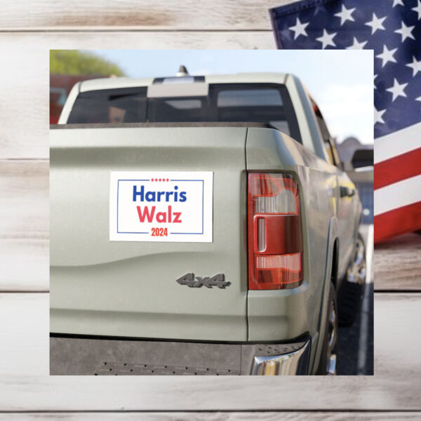 Harris Walz Car Decal, Election 2024 Sticker, Harris Walz Car Magnet
