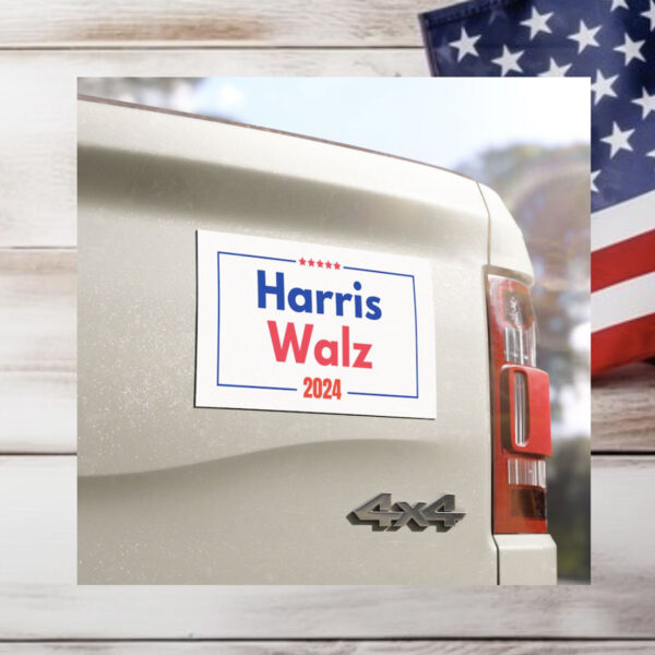 Harris Walz Car Decal, Election 2024 Sticker, Harris Walz Car Magnet