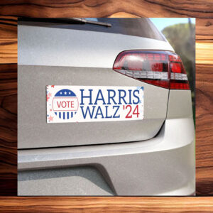 Harris Walz Car Magnet, Harris Walz Bumper Magnet