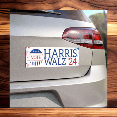 Harris Walz Car Magnet, Harris Walz Bumper Magnet