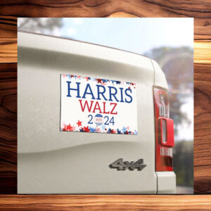 Harris Walz Car Magnet, Harris Walz Bumper Magnet