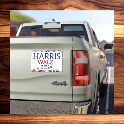 Harris Walz Car Magnet, Harris Walz Bumper Magnet