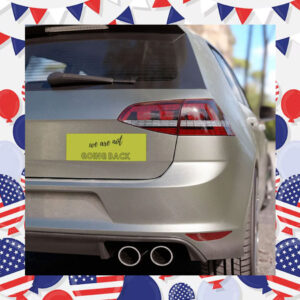 Harris Walz Car Magnet, We Are Not Going Back