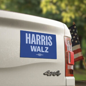 Harris Walz Car Magnet