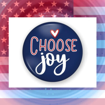 Harris Walz Choose JOY Button