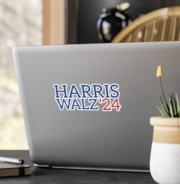 Harris Walz Decal, Harris Walz 2024, Harris Walz Laptop Decal, Harris Walz Window Decal