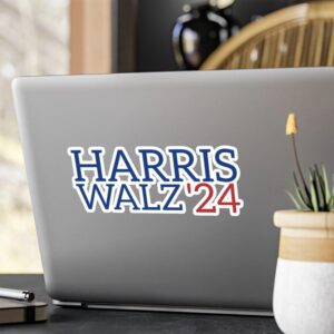 Harris Walz Decal, Harris Walz 2024, Harris Walz Laptop Decal, Harris Walz Window Decal