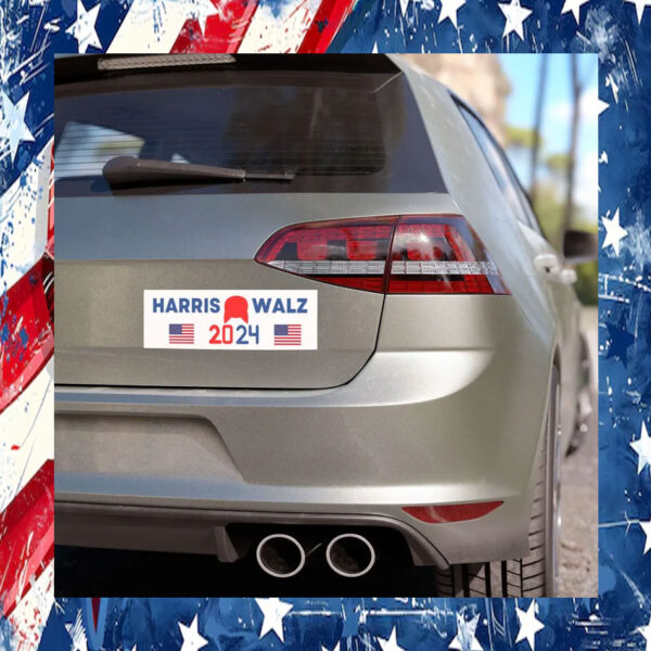 Harris Walz Election 2024 Car Magnet