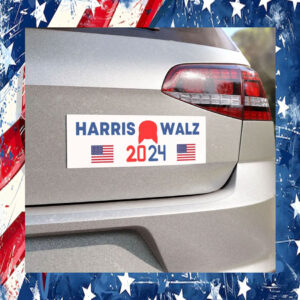 Harris Walz Election 2024 Car Magnet
