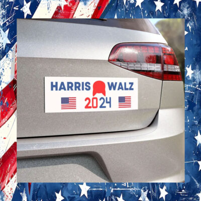 Harris Walz Election 2024 Car Magnet