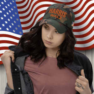 Harris Walz Embroidered Campaign Hat