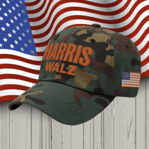Harris Walz Embroidered Campaign Hat