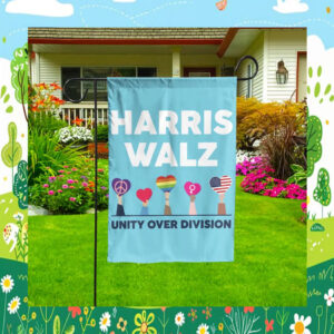 Harris Walz Flag, Unity Over Division, Kamala Vote 2024, Political Flag