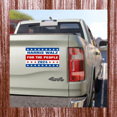 Harris Walz For The People 2024 Car Magnet