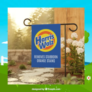 Harris Walz Garden Flag Harris Walz 2024