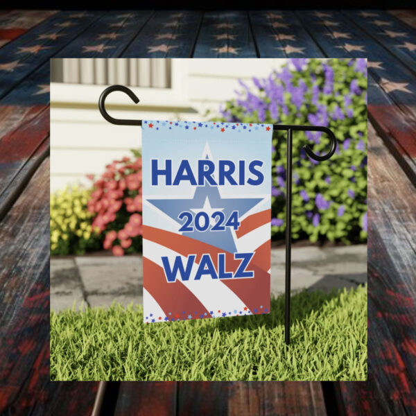 Harris, Walz, Harris 2024, Walz 2024, Harris Walz 2024, Political Garden Flag