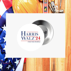 Harris Walz Harris Walz Pin Button