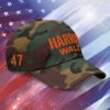 Harris Walz Hat Vote Harris Walz Camo Mesh Back Cap Kamala Harris hat