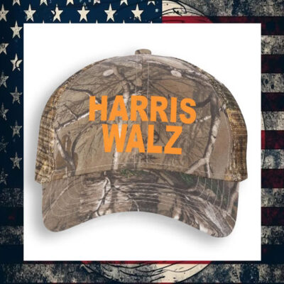 Harris Walz Hat Vote Harris Walz Camo Mesh Back Cap Kamala Harris hat