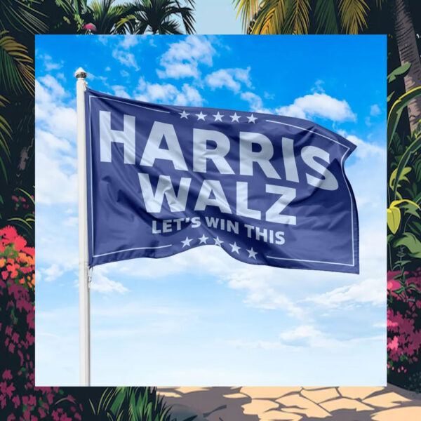Harris Walz House Flag, Official Trending House Flag