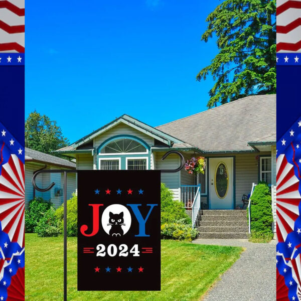 Harris Walz Joy 2024 Garden Flag