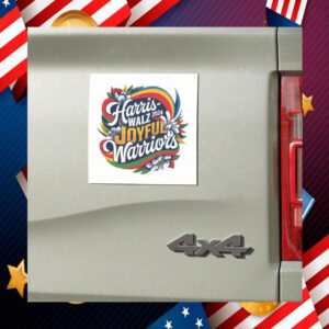 Harris Walz Joyful Warriors Car Magnet