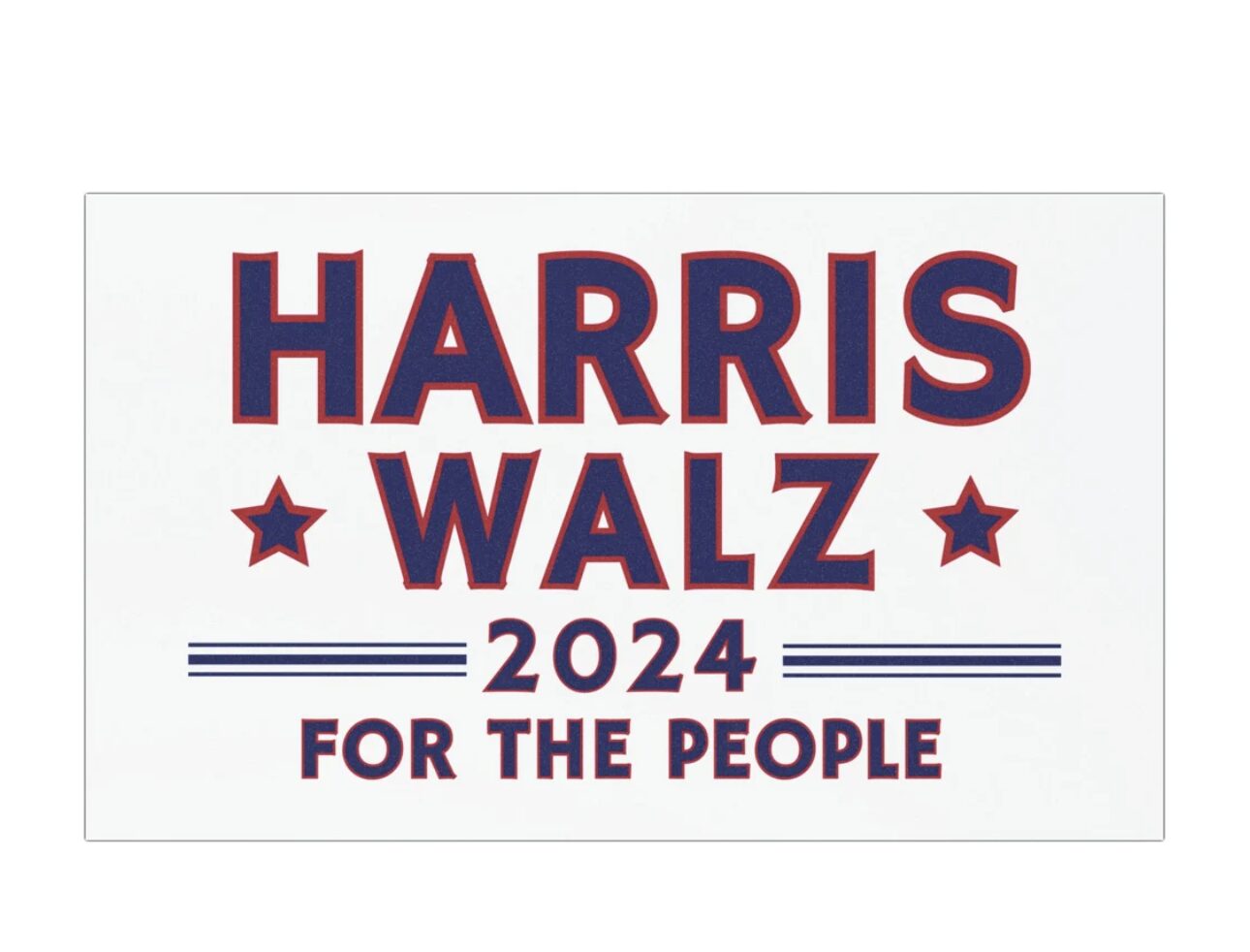 Harris Walz For The People Stickers Car Magnet
