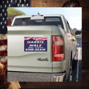 Harris Walz Make America Kind Again Car Magnet