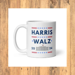 Harris Walz Mug, Election 2024 Campaign Gift, Kamala Harris VP Coffee Cup