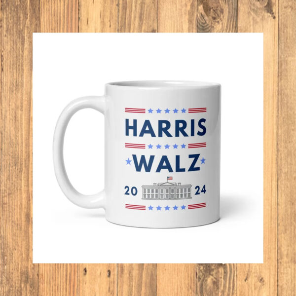 Harris Walz Mug, Election 2024 Campaign Gift, Kamala Harris VP Coffee Cup