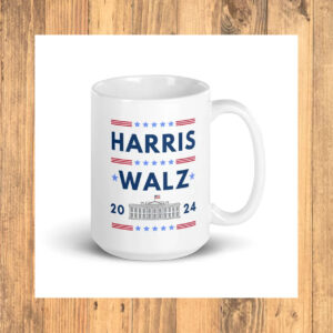 Harris Walz Mug, Election 2024 Campaign Gift, Kamala Harris VP Coffee Cup