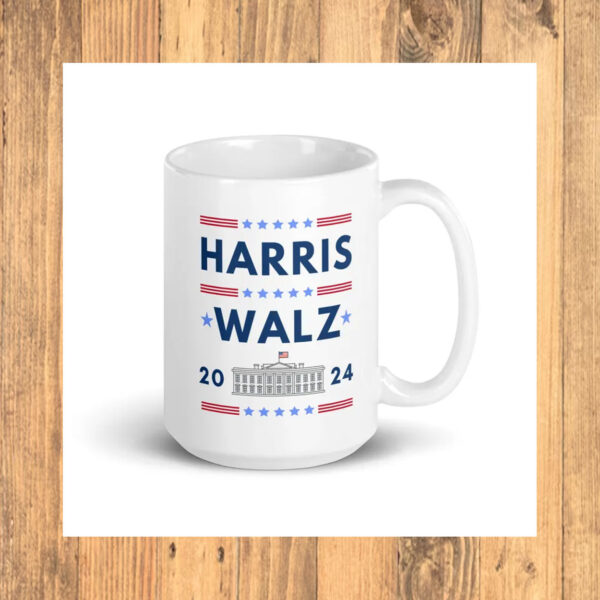 Harris Walz Mug, Election 2024 Campaign Gift, Kamala Harris VP Coffee Cup