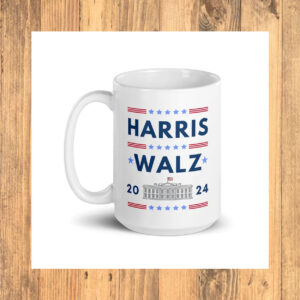 Harris Walz Mug, Election 2024 Campaign Gift, Kamala Harris VP Coffee Cup
