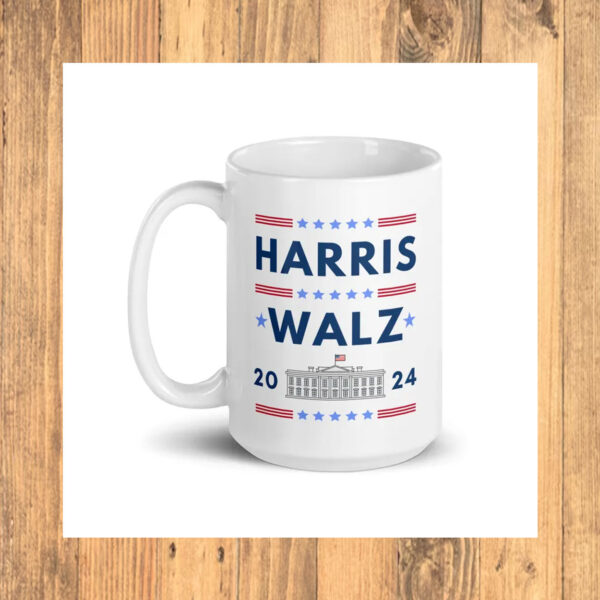 Harris Walz Mug, Election 2024 Campaign Gift, Kamala Harris VP Coffee Cup