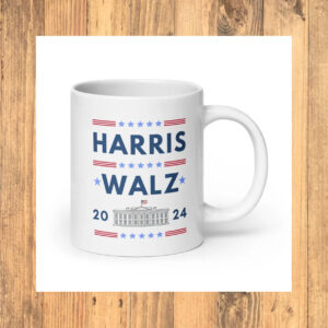 Harris Walz Mug, Election 2024 Campaign Gift, Kamala Harris VP Coffee Cup