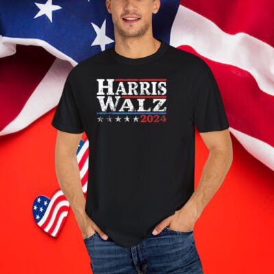 Harris Walz Shirt Retro Vibe Kamala Harris Election 2024 T-Shirts