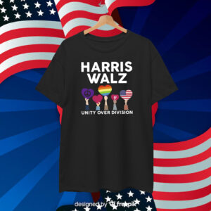 Harris Walz Shirt, Tim Walz Shirt, Unity Over Division T-Shirt