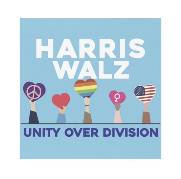 Harris Walz Unity Over Division Car Magnets