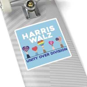 Harris Walz Unity Over Division Stickers