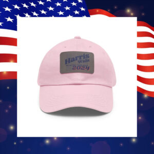 Harris Walz Were Not Going Back Hat / Harris Walz 2024 Dad Hat with Leather Patch