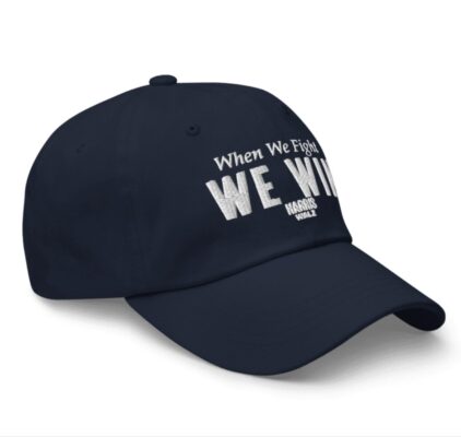 Harris Walz When We Fight We Win Hat