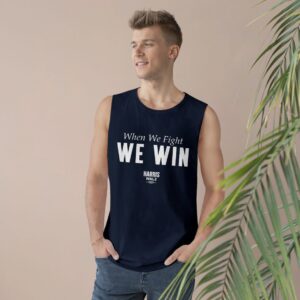 Harris Walz When We Fight We Win Tank Top