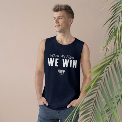 Harris Walz When We Fight We Win Tank Top