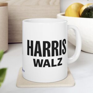 Harris Walz White Mug