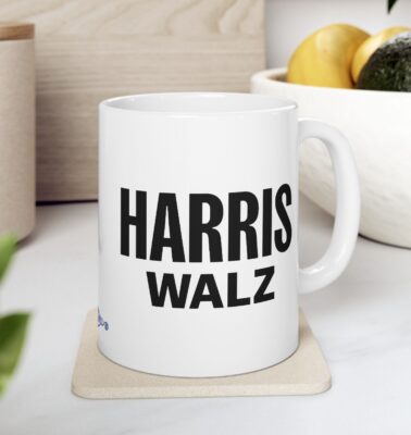 Harris Walz White Mug